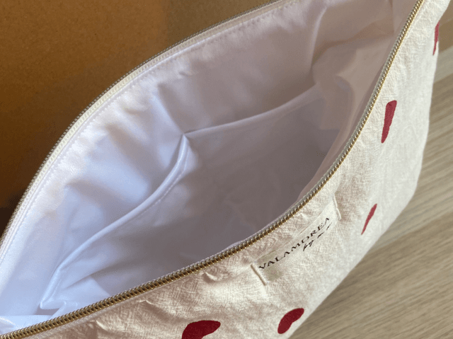 Trousse de toilette cœur