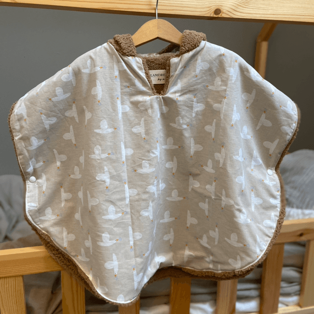Poncho oiseaux 